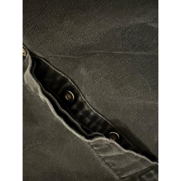 VTG 80s Carhartt Duck Bib Overalls  Durable Cotton Canvas thrashed grunge Read - Picture 11 of 16